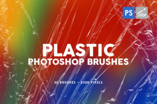 30 Plastic Photoshop Stamp Brushes 2: High-Res Textures