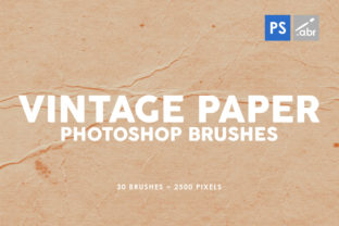 30 Vintage Paper Photoshop Brushes 1