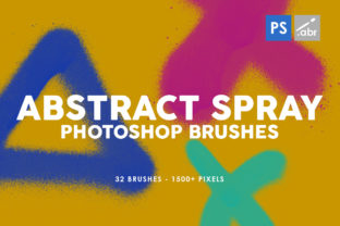 32 Abstract Spray Brushes for Bold Design