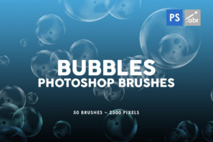 50 Bubble Photoshop Stamp Brushes for Any Project