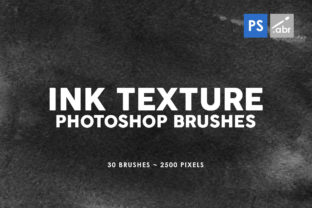 Elevate Designs with 30 Ink Texture Brushes