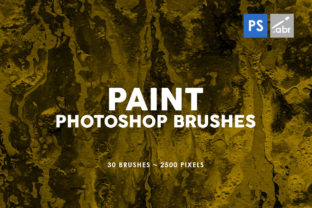 Elevate Designs with 30 Paint Texture Brushes 2