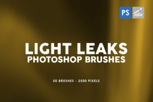 Elevate Designs with 50 Light Leaks Brushes