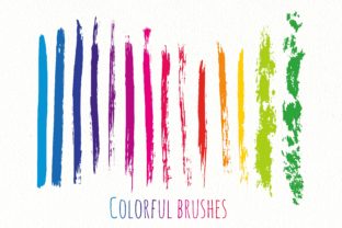 Elevate Designs with Rainbow Ink Brushes