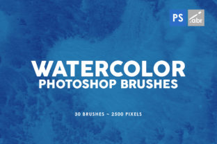 Elevate Your Digital Art with 30 Watercolor Photoshop Stamp Brushes 3