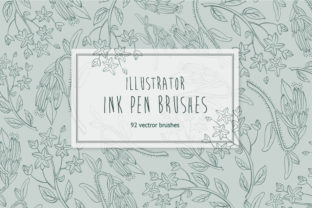Elevating Vector Art with 92 HandDrawn Ink Illustrator Brushes for Authentic Texture