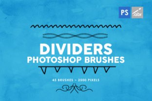 Enhancing Layouts with 45 Dividers Photoshop Brushes Vol. 2