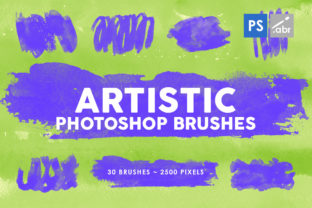 Expanding Creative Horizons with 30 Artistic Photoshop Stamp Brushes 1 and Hand-Painted Ink Tools