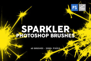 Ignite Your Designs with 60 Sparkler Brushes