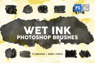 Integrating 75 Wet Ink Photoshop Stamp Brushes into Professional Creative Workflows