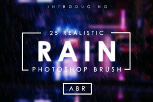 Mastering Atmospheric Effects: A Guide to Using 25 Realistic Rain Brushes in Digital Design