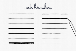 Mastering Organic Line Work with Handdrawn Ink Brushes Illustrator Assets