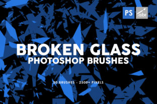 Shattering Expectations: Real-World Applications for 30 Broken Glass Photoshop Brushes 1