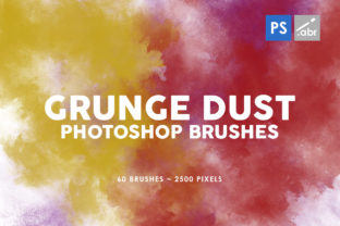 Transform Your Digital Art with 60 Grunge Dust Photoshop Stamp Brushes