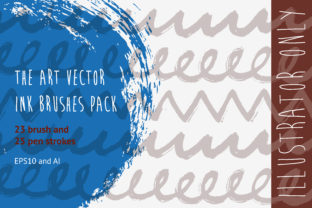 Transforming Digital Designs with The Art Vector Ink Brushes Pack