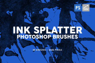Unleashing Organic Texture: A Deep Dive into the 30 Ink Splatter Photoshop Brushes 2 Collection